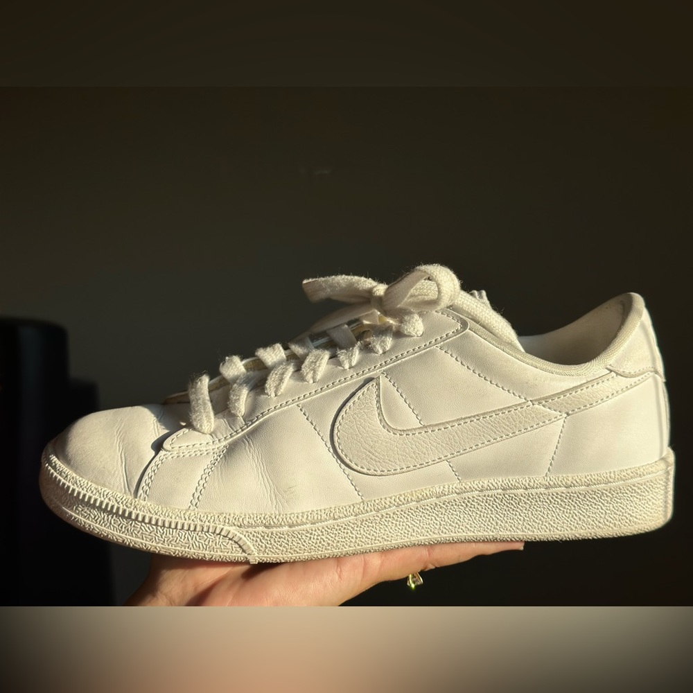 Nike Tennis White Leather Shoes